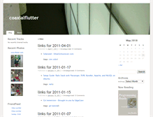 Tablet Screenshot of coaxialflutter.com